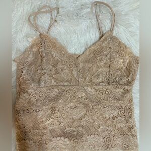 Lace Spaghetti Strap Top